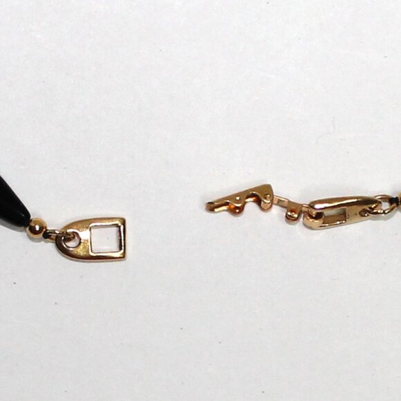 Older Napier Black Gold & Imitation Pearl Fashion Necklace - Picture 3 of 8